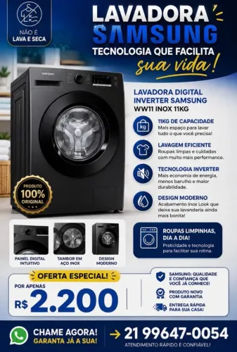 máquina de lavar