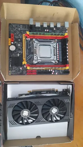 Kit rx 580 8gb + xeon ddr3 x79 16gb oportunidade 