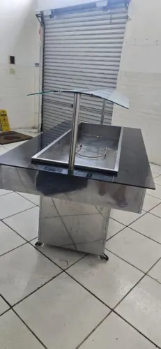 Buffet Térmico Profissional Inox - Quente e Frio