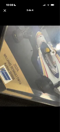 Miniatura fórmula 1, Williams Renault FW16, Ayrton senna 202A, ONYX