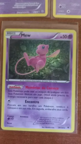 TCG Pokémon Card Mew 29/124, AzelfXY124, Natu28/108, Baltoy32/98, Banett32/108, Pangoro