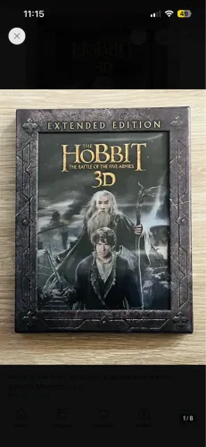 Blu-ray O Hobbit A Batalha Dos Cinco Exércitos 3d Estendida