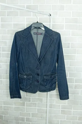 Casaquinho Jeans Luigi Bertolli - Tamanho 38