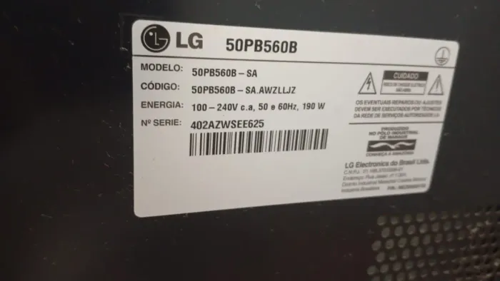 tv LG 50 polegadas