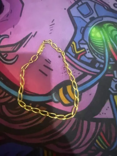 Pulseira Ouro 18K Maciça - 8,6g - 20cm - Recém-Polida - Excelente Estado
