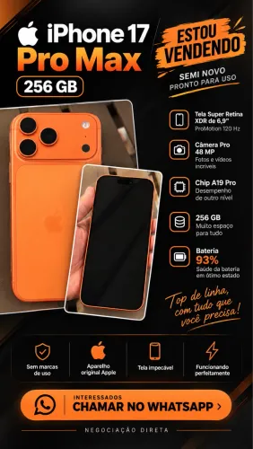 VENDO IPHONE 17 PRO MAX 256gb
