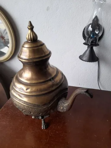 Samovar antigo para decoração, ler a descrição