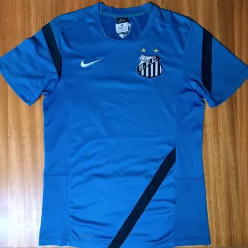 camisa original 2012 santos fc azul nike treino tamanho p