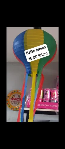 Balão p enfeite Junino