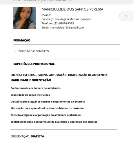Diarista 