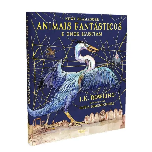 LIVRO HARRY POTTER - ANIMAIS FANTÁSTICOS ILUSTRADO (ESTADO DE NOVO)