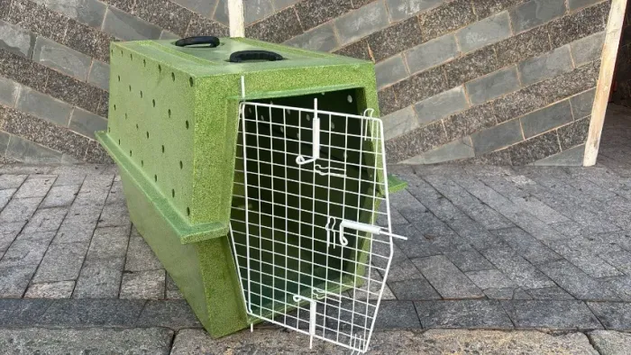 Caixa Transporte Pet Para Cachorro e Gatos pequenos/Grande Viagem Avião IATA-móvel