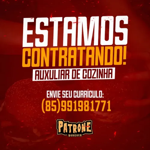 Vaga p Auxiliar de cozinha 