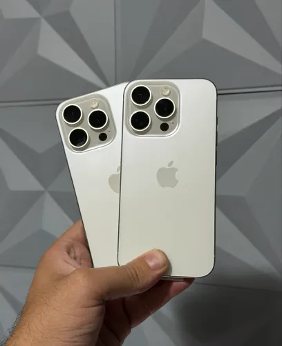 iPhone 15 pro branco 128 Gb garantia 6 meses 