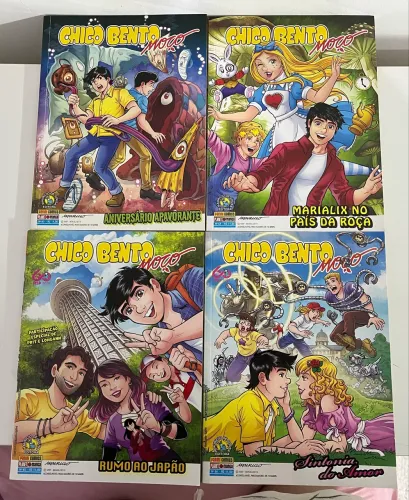 4 Revistas do Chico Bento edições 63, 64, 65, 66