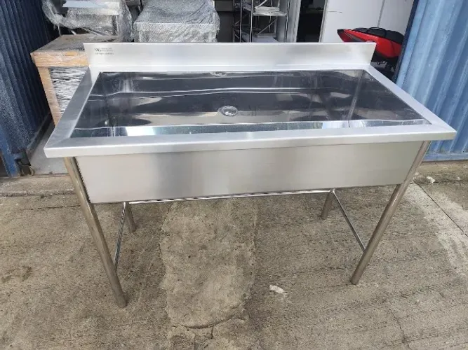 Tanque Inox Industrial 1,20m Lavanderia Restaurante