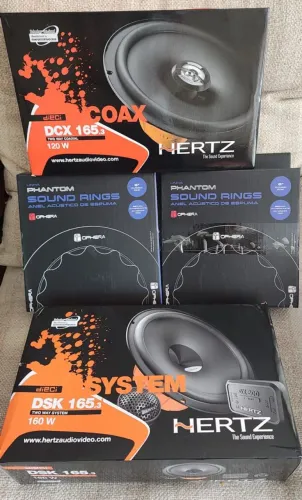 Kits Alto Falante Hertz - Upgrade e Anel Acustico 