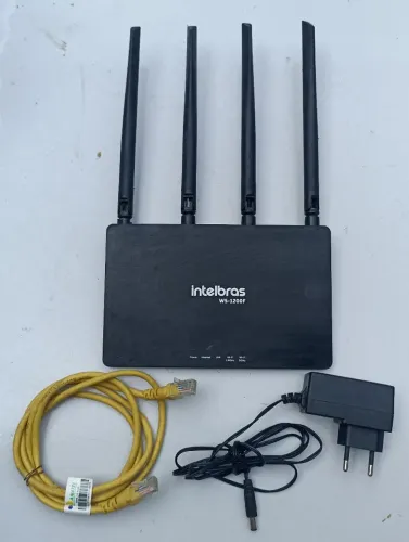 Roteador W5-1200f Intelbras 4 antenas,
