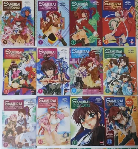 Mangá - Samurai Girl - 12 Volumes (completo)