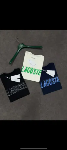 T-shirt Lacoste, Malha Jersey - padrão site