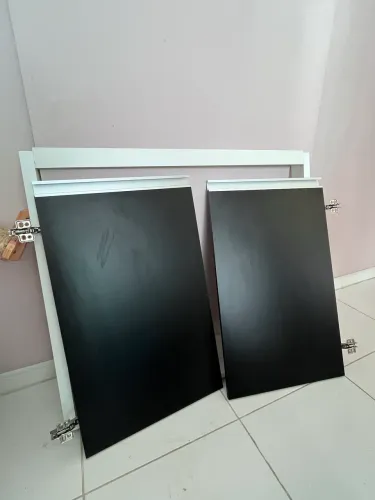 Porta de pia em mdf e aço inox por apenas R$ 120