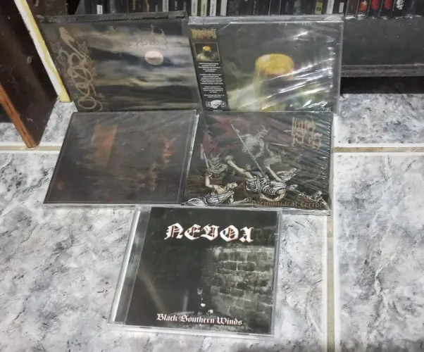 CDs Lacrados Death, Black Metal.