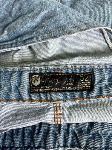 Macacão jeans plus size 