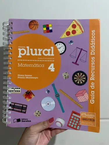 Livros Matemática 4 + Caderno de Atividades - Coleção Plural (Saraiva)