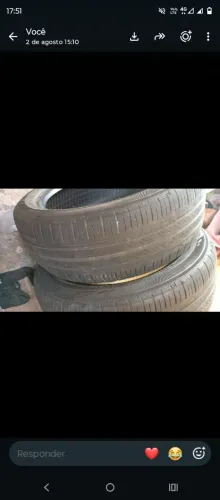 Pneu aro 185/55/16 roda bastante