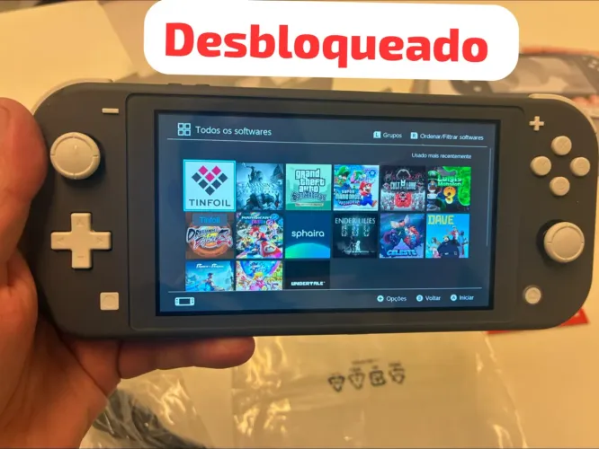 Nintendo Switch Lite Na caixa Desbloqueado