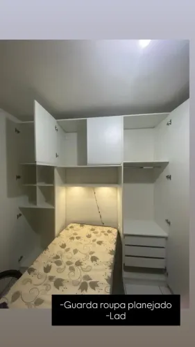 Guarda-roupa planejado, com Leds 