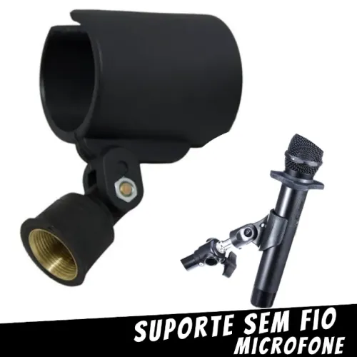 Cachimbo Suporte para Microfone Sem Fio _ MS84 
