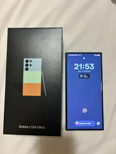 Galaxy S24 Ultra Novissimo com caixa NF e Acessorios