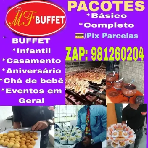 Serviço de Buffet ( Niterói, São Gonçalo, Maricá, Itaboraí) Dez a Mar/27 feche agora!