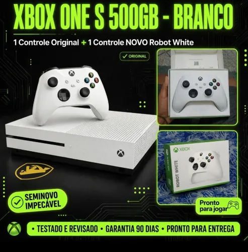 Xbox One S, excelente estado, 2 controles novos