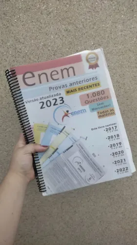 Caderno de estudo/simulados Enem 2023