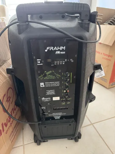 Caixa de Som Frahm PW 600 Wireless Connect - 600W RMS | Bluetooth | Excelente Estado