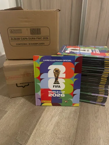 Álbum da copa do mundo 2026 capa dura Lote