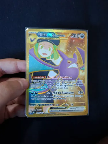 Carta pokemon Crobat Ex da equipe rocket
