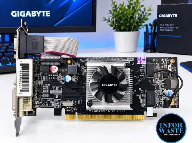 Placa De Vídeo Gigabyte Gv-r523d3-1gl 1gb Ddr3