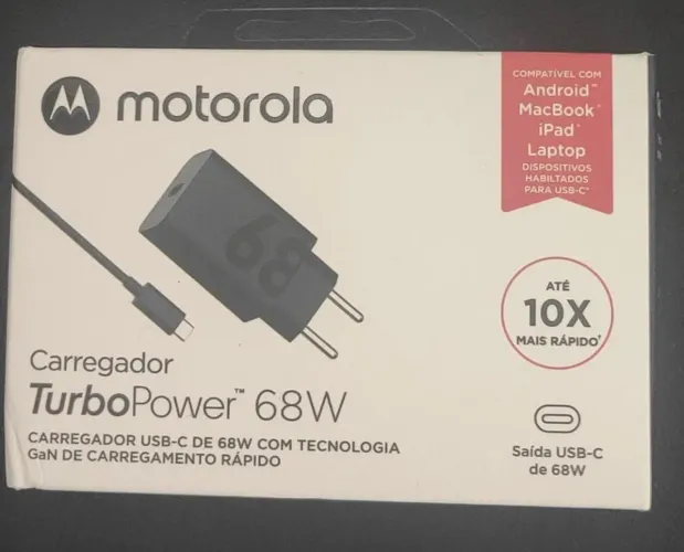 Carregador Motorola Turbo power 68W Original