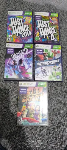 KIT. COM. 5 JOGOS ORIGINAL EXERCENTE ESTADO XBOX 360