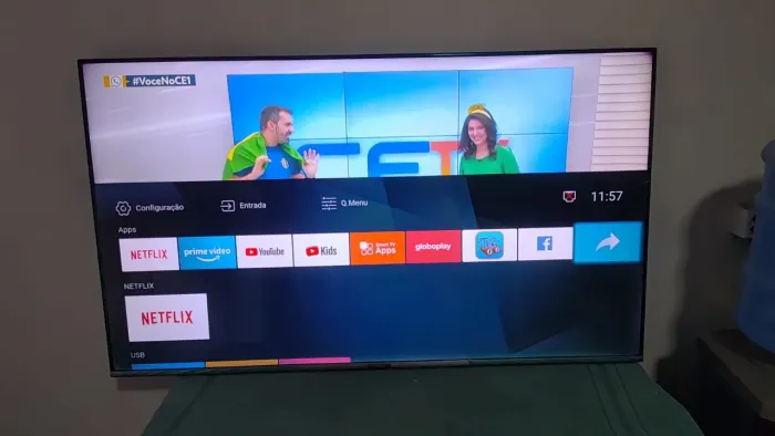 Televisão smart Philco 4k 55 polegadas 