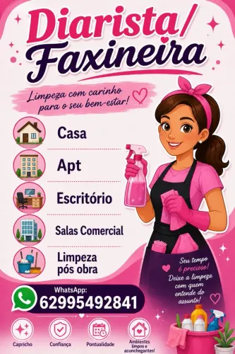 Diarista / faxineira