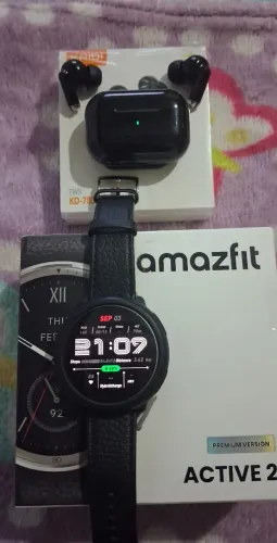 Relógio SmartWatch Amazfit Active 2 Premium  Completo, Vidro de Safira + Nota Fiscal 