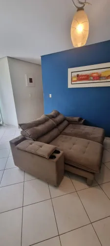 Sofa retrátil 2 lugares com carregador usb