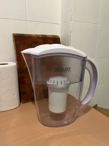 Jarra Purificador De Água Filtro Portátil Aquafresh Biscuitt