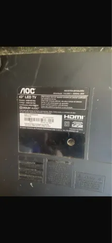 Tv smart 43 polegadas AOC | Esta com defeito