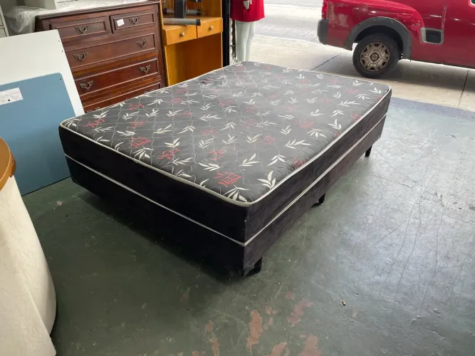 Cama casal box conjugada casal