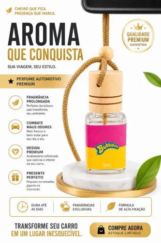 Aromatizante cheirinho automotivo 9ml